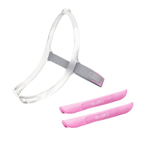 ResMed Swift FX for Her Nasal Pillow Mask Pink Headgear With Soft Straps